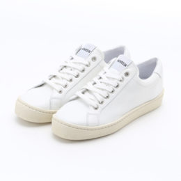 39.0レザ-スニ-カ- ITOH CLASSIC WHITE-WHITE・画像