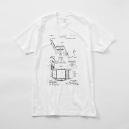 WHITE SプリントTシャツ PP0244・画像
