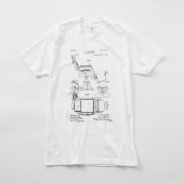 WHITE MプリントTシャツ PP0244・画像