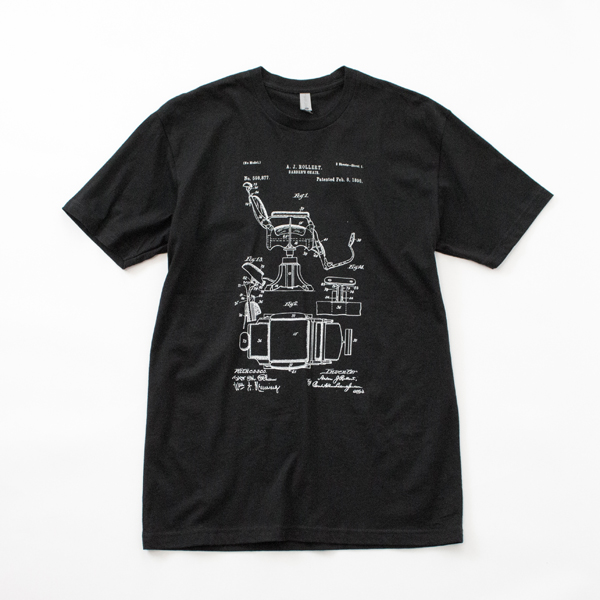 BLACK LプリントTシャツ PP0244・画像