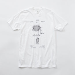 WHITE SプリントTシャツ PP0162・画像