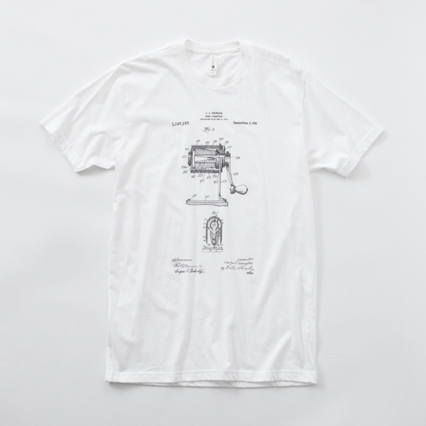 WHITE LプリントTシャツ PP0162・画像