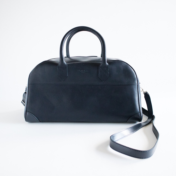 NAVYレザ-ボストンバッグ VEGA・画像