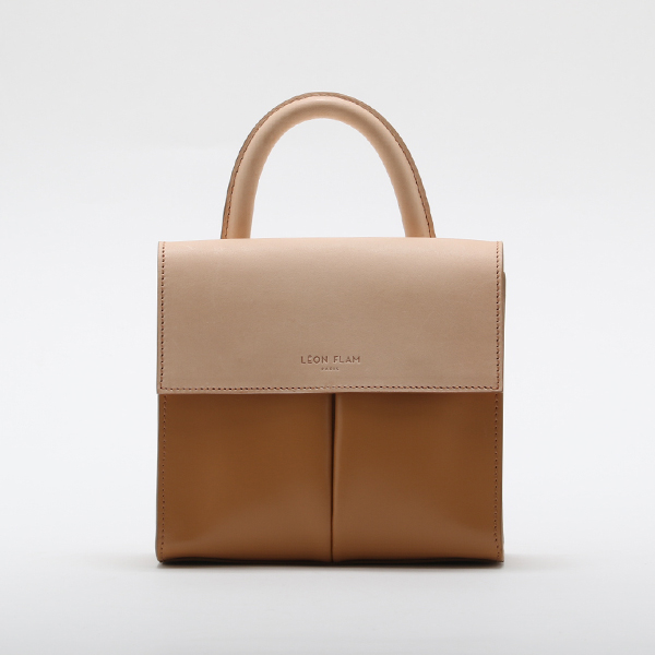 NATURALレザ-ハンドバッグ VOLTIGE・画像