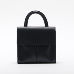 NAVYレザ-ハンドバッグ VOLTIGE・画像