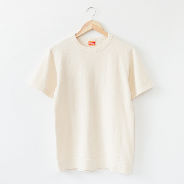 NATURALブラッシュジャ-ジ- スウェットタイプ 半袖Tシャツ・画像