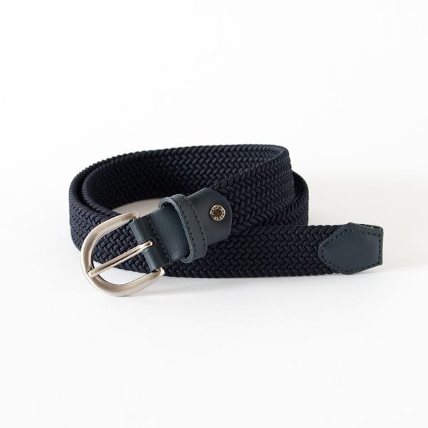 NAVYストレッチメッシュベルト 30mm プレ-ン・画像