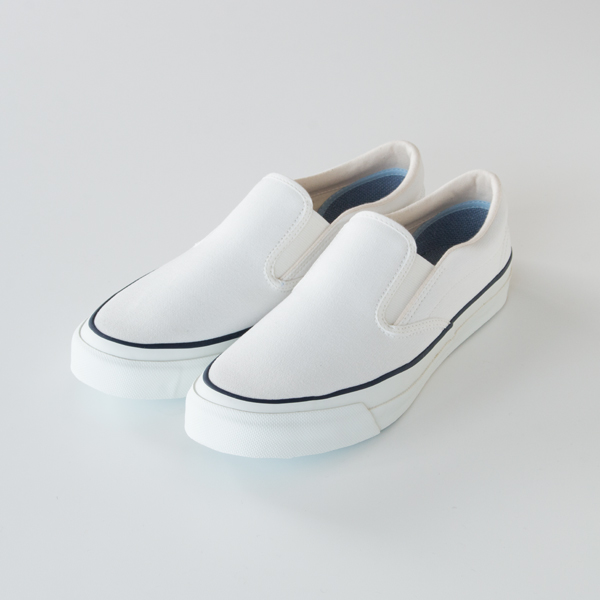 23.5スリッポン L010 WHITE・画像