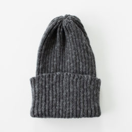 コットン×リネンキャップ CHARCOAL・画像