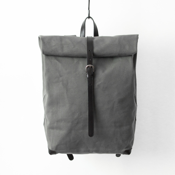 フランネルグレ-ロ-ルトップリュック・画像