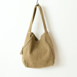 ARMY KAHKIヘリンボ-ン織リネン ショルダ-バッグ KILISU・画像