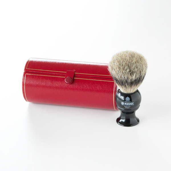 KENTシェ-ビングブラシ グレイアナグマ BLK2 Mサイズ・画像