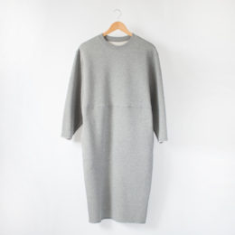 TOP GRAY裏毛ワンピ-ス・画像