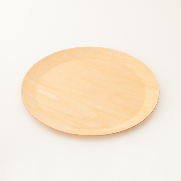 シナノキ木製タイトリム皿 M・画像