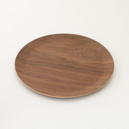 ウォルナット木製タイトリム皿 M・画像