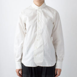 0起毛丸襟シャツ・画像