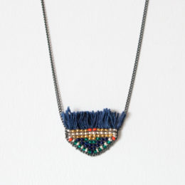 BLUEネックレス WIRI TRIANGLE・画像