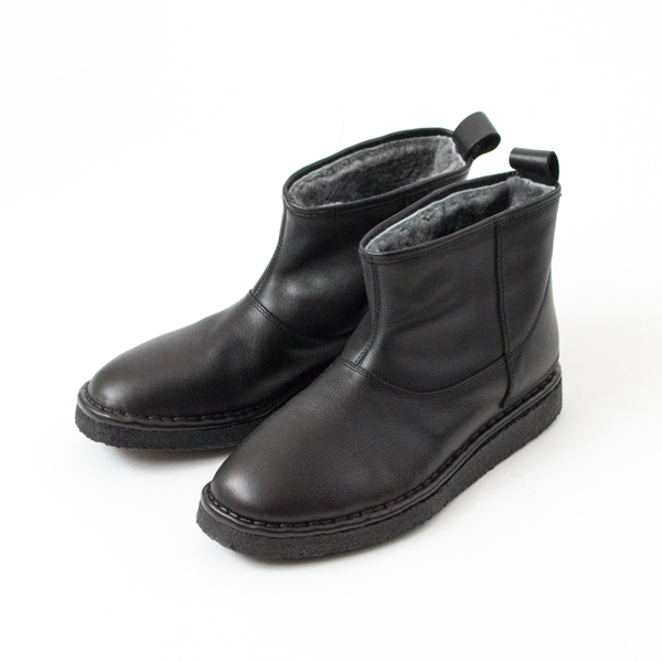 38ショ-トブ-ツ AGIO30 LEATHER BLACK・画像