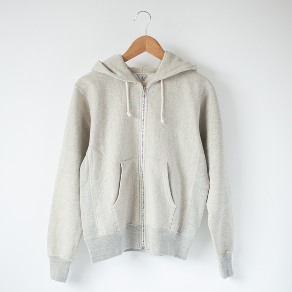 MELANGEUNISEX ASTOLEY 裏毛フルジップパ-カ-・画像