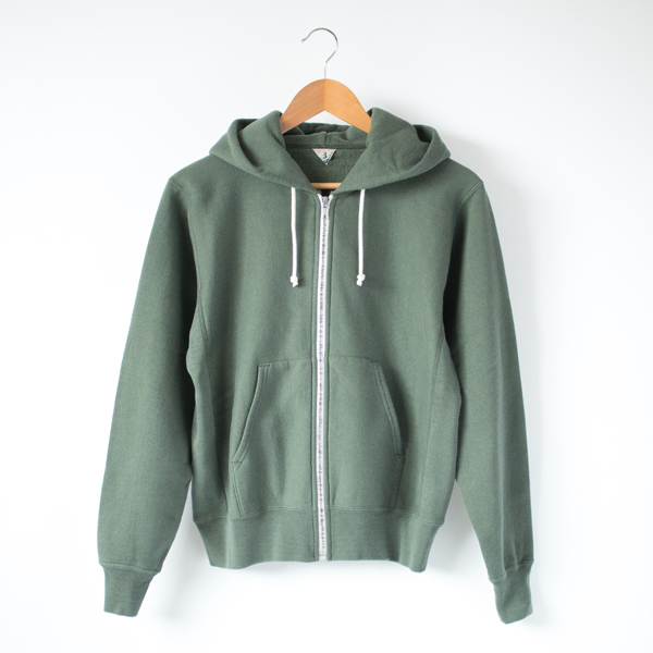 FORIAGE GREENUNISEX ASTOLEY 裏毛フルジップパ-カ-・画像