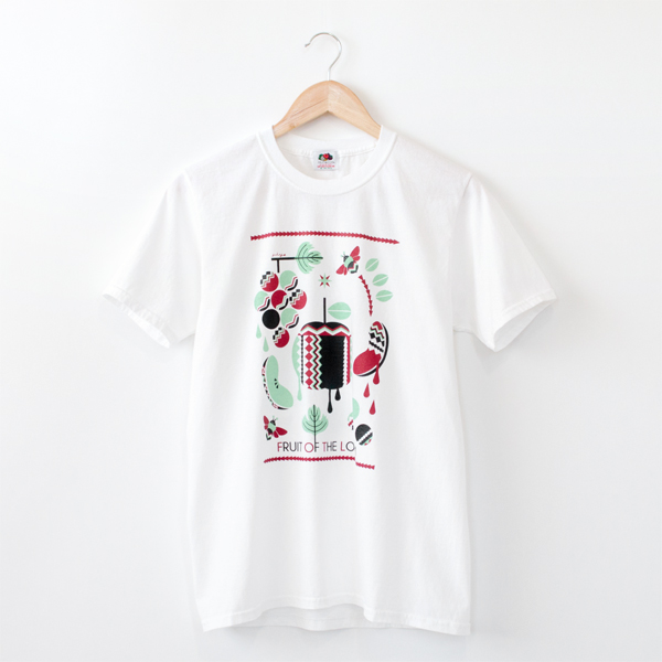 SFRUIT PARLOR プリントTシャツ riya-WHITE・画像