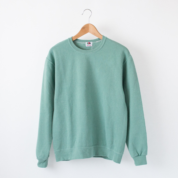 KIWIフル-ツ染め裏毛クル-ネック・画像