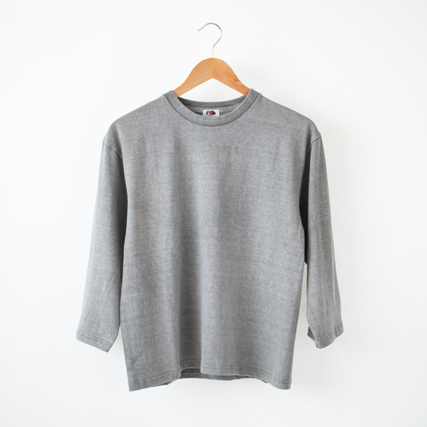 SMOKEY GRAY【別注】ガ-メントダイ7分袖ロングスリ-ブ（M）・画像