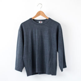 NAVY【別注】ガ-メントダイ7分袖ロングスリ-ブ（M）・画像