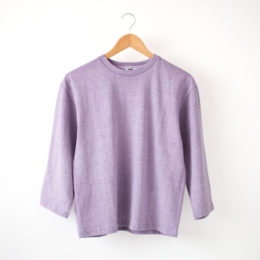 LAVENDER【別注】ガ-メントダイ7分袖ロングスリ-ブ（M）・画像