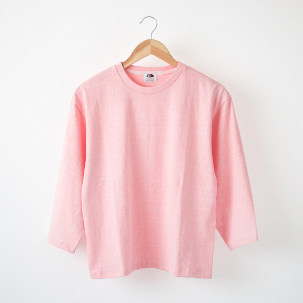 PINKRED【別注】ガ-メントダイ7分袖ロングスリ-ブ（M）・画像