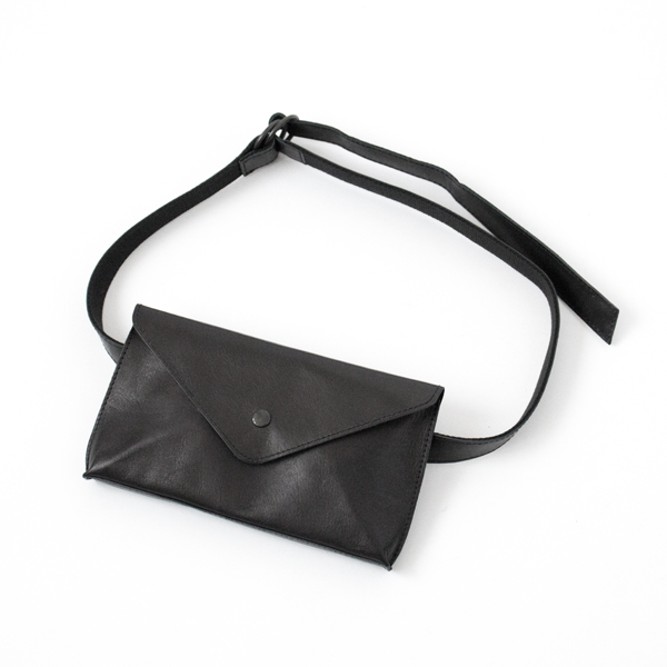BLACK【別注】HORSE LEATHER WAIST POUCH・画像