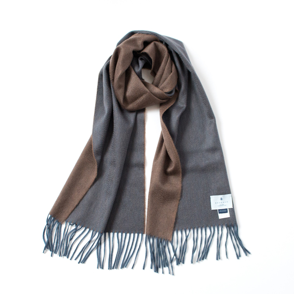 マフラ- Arran Semi Reversible STATE×MINK・画像