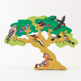 FAUNA ファウナ 木製 パズル 鳥達の木 渡り鳥・画像