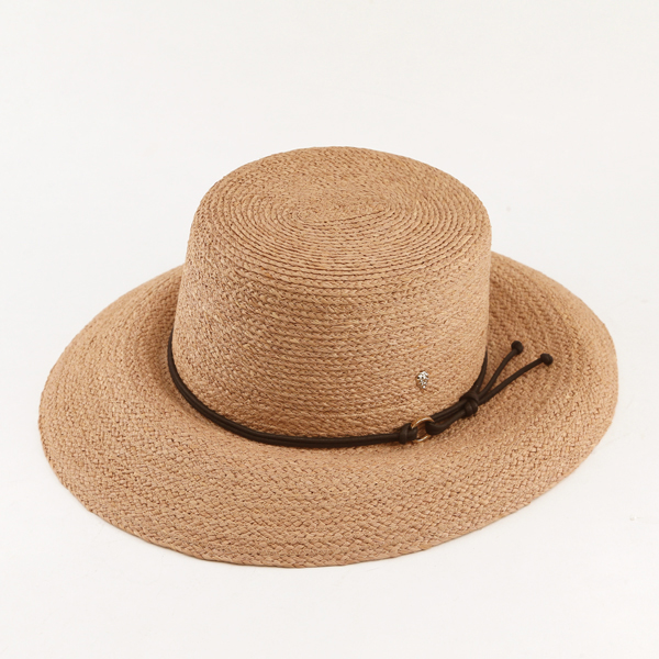 ラフィア帽 Willa Frappe/Frappe/Black・画像