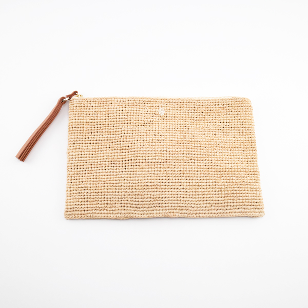 Natural Tanクラッチバッグ Karina・画像