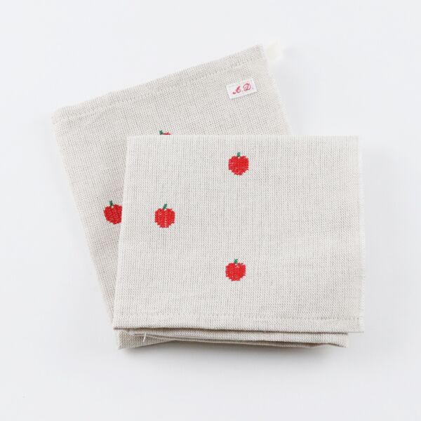 りんごトルション（キッチンクロス）・画像