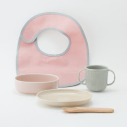 ベビ-食器セット ツインフラワ-・画像