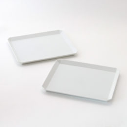 200TY スクエア プレ-ト ペアセット ホワイト・画像