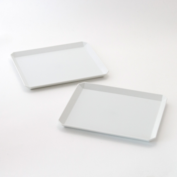 200TY スクエア プレ-ト ペアセット ホワイト・画像