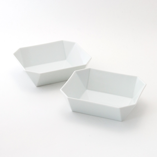 150TY スクエア ボウル ペアセット ホワイト・画像