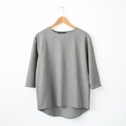 GRIS CHINE七分袖カットソ-・画像