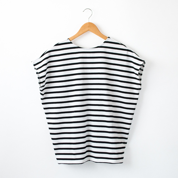 BLANC/NOIRリバ-シブルショ-トスリ-ブ・画像