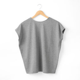 GRIS CHINEリバ-シブルショ-トスリ-ブ・画像