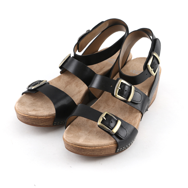 38サンダル LOU Black・画像