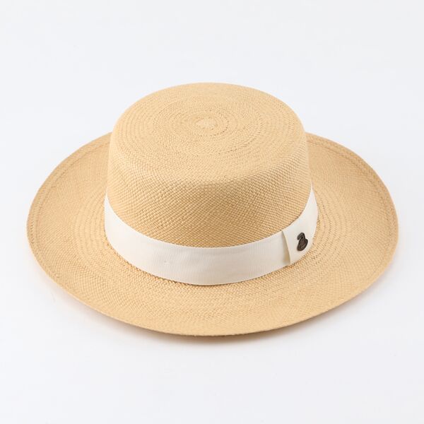 BeigeB36Whiteエクアドルハット Boater・画像