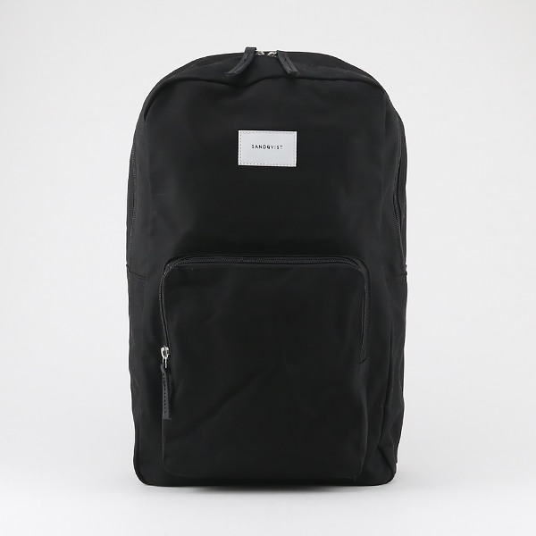 BLACK WITH BLACK LEATHERリュック KIM・画像