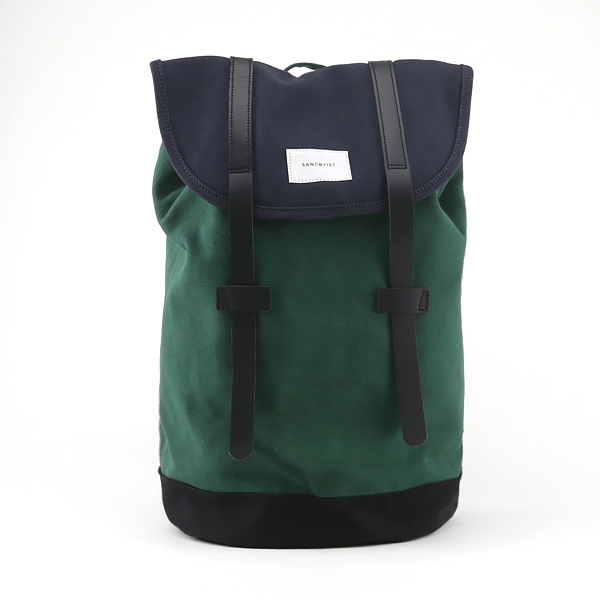 MULTI BLUE FOREST GREEN BLACK WITH BLACKリュック STIG・画像