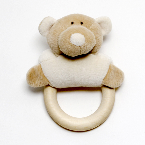 クマラトル木製歯固め付き・画像