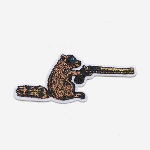 gunslinger raccoonワッペン・画像