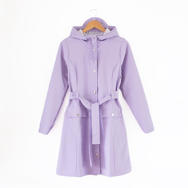 XS/S※日本のS/Mサイズ相当Curve Jacket Lavender（レインコ-ト）・画像